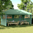 Partytent 292x580x315 cm groen Oxford stof