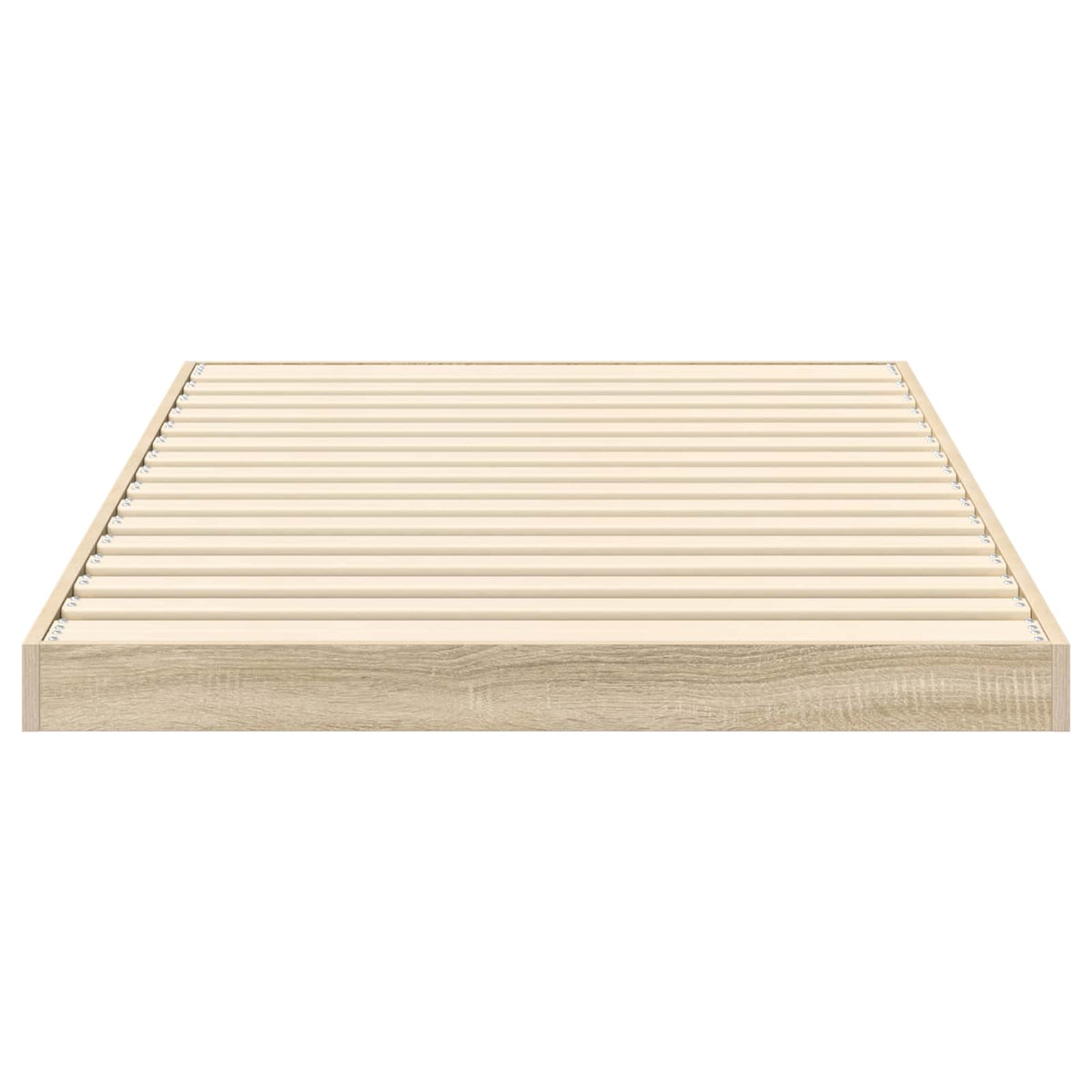Vloer bedframe Sonoma 75 x 190 cm Bewerkt hout