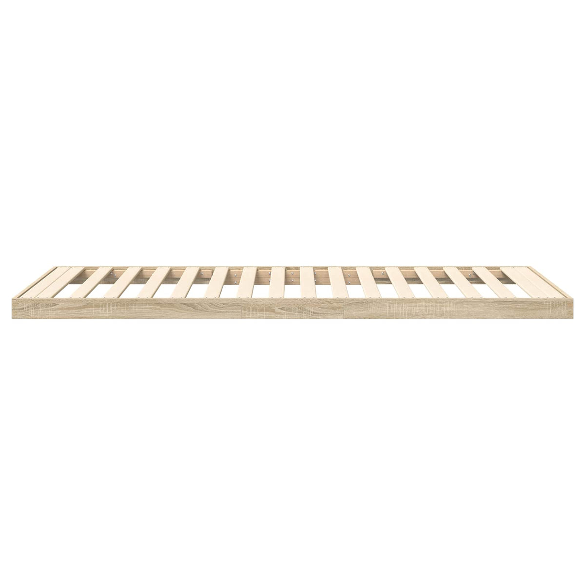 Vloer bedframe Sonoma 75 x 190 cm Bewerkt hout