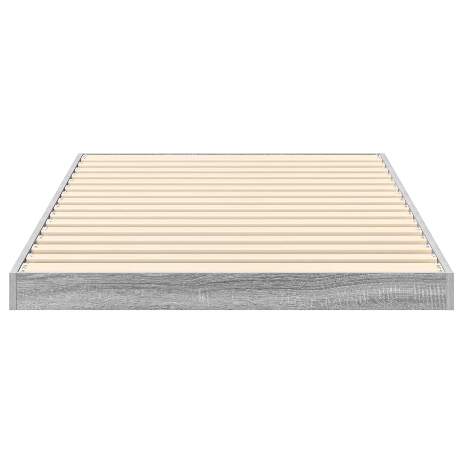 Vloer bedframe Sonoma 70 x 190 cm Bewerkt hout