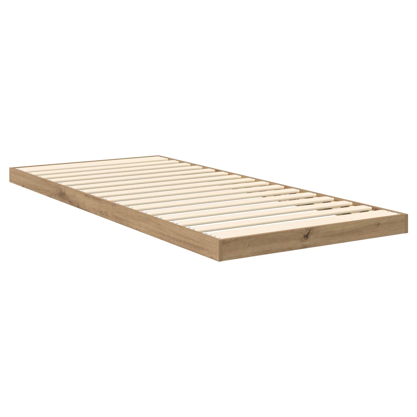 Vloer bedframe Artisan Eiken 70 x 190 cm Bewerkt hout