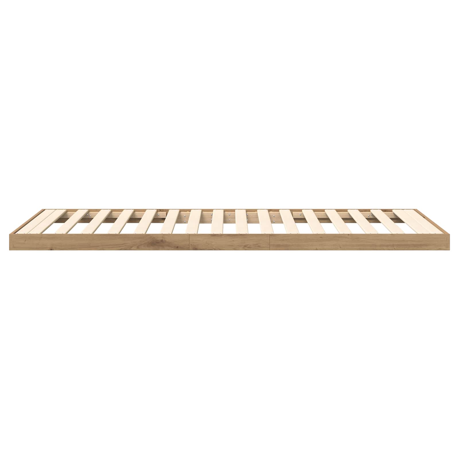 Vloer bedframe Artisan Eiken 70 x 190 cm Bewerkt hout