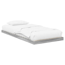 Vloer bedframe Sonoma 75 x 190 cm Bewerkt hout