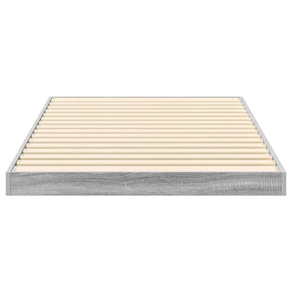 Vloer bedframe Sonoma 75 x 190 cm Bewerkt hout