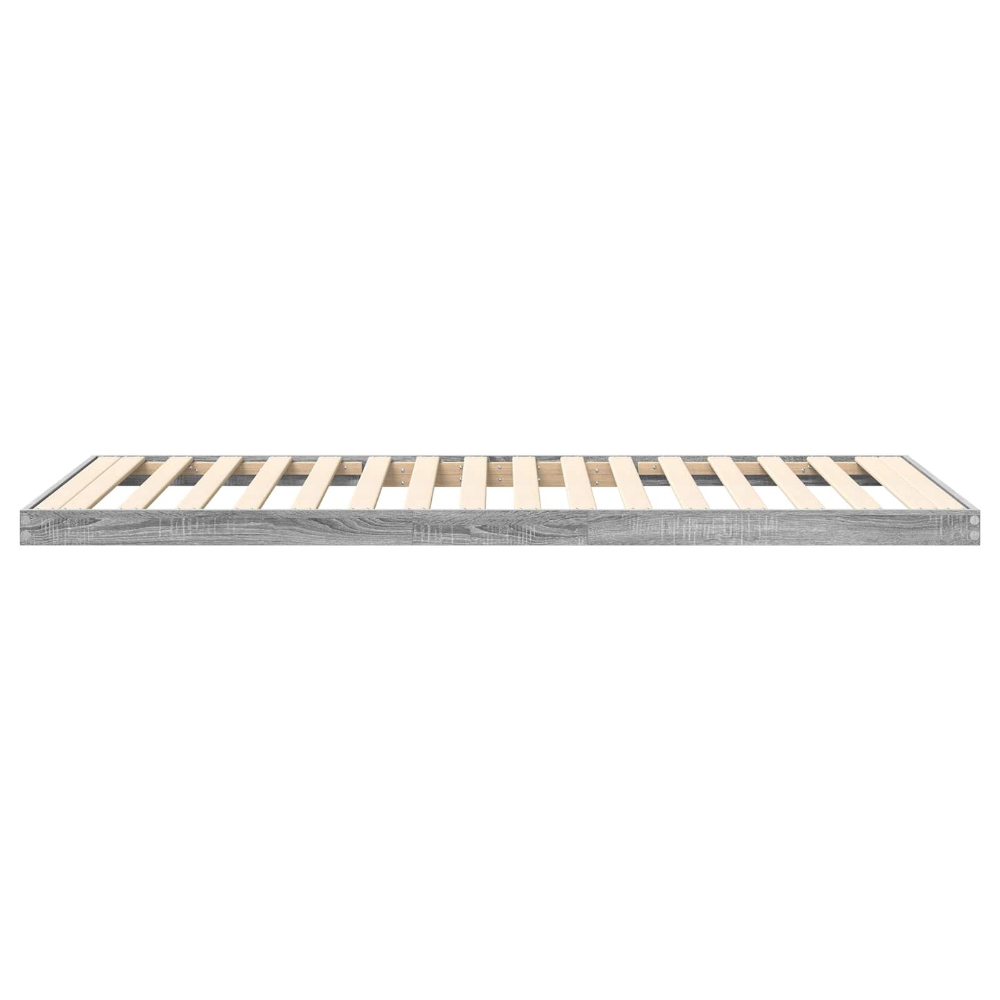 Vloer bedframe Sonoma 90 x 200 cm Bewerkt hout