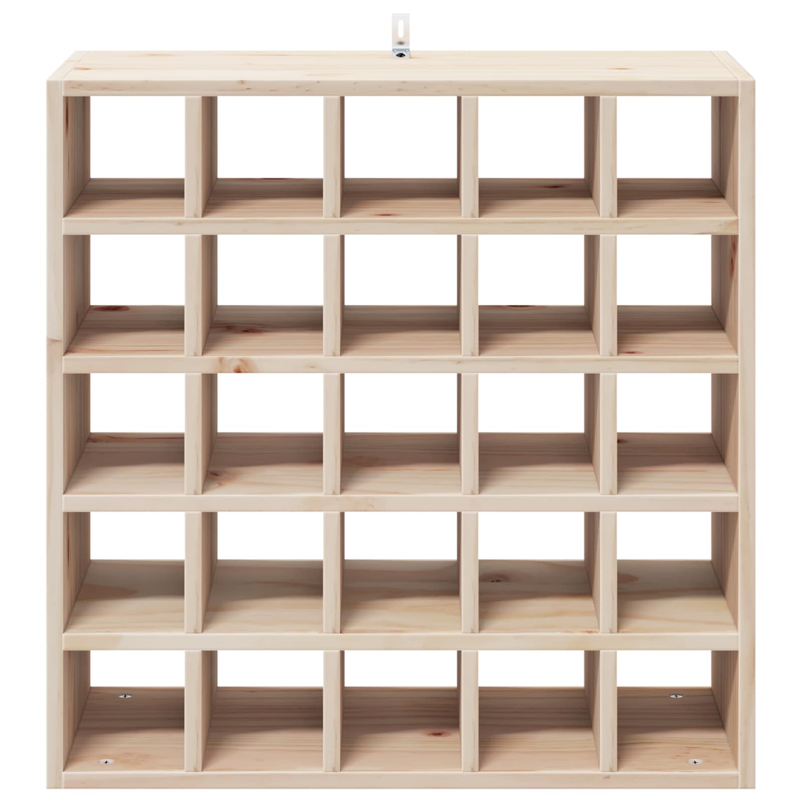 Wijnrek 2 pcs Naturel 56 x 25 x 56 cm Massief grenenhout