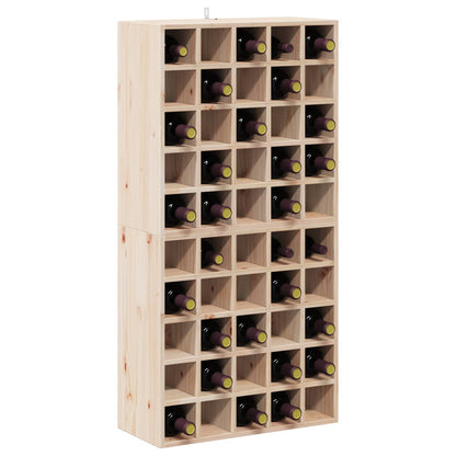 Wijnrek 2 pcs Naturel 56 x 25 x 56 cm Massief grenenhout
