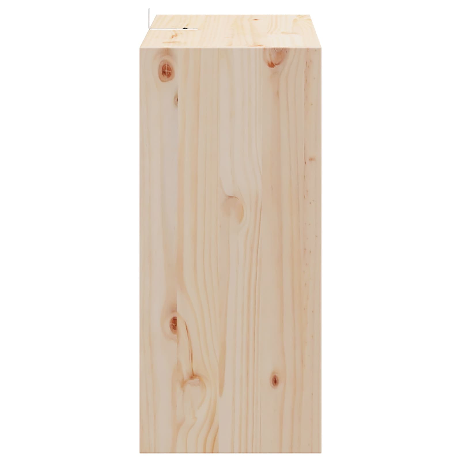 Wijnrek 2 pcs Naturel 56 x 25 x 56 cm Massief grenenhout