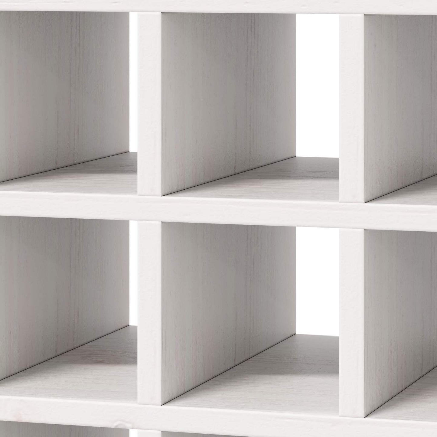 Wijnrek 2 pcs Wit 56 x 25 x 56 cm Massief grenenhout