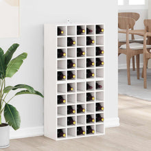 Wijnrek 2 pcs Wit 56 x 25 x 56 cm Massief grenenhout