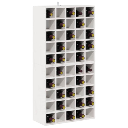 Wijnrek 2 pcs Wit 56 x 25 x 56 cm Massief grenenhout