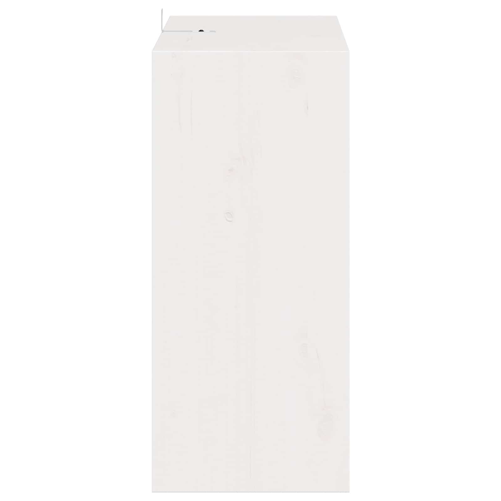 Wijnrek 2 pcs Wit 56 x 25 x 56 cm Massief grenenhout