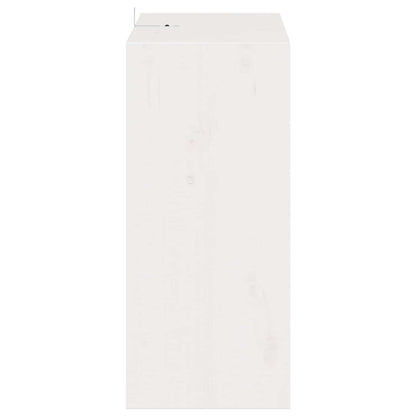 Wijnrek 2 pcs Wit 56 x 25 x 56 cm Massief grenenhout