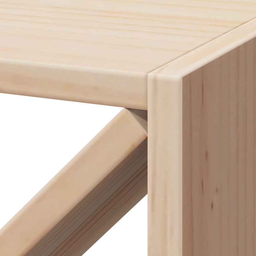 Wijnrek 2 pcs Naturel 62 x 25 x 62 cm Massief grenenhout