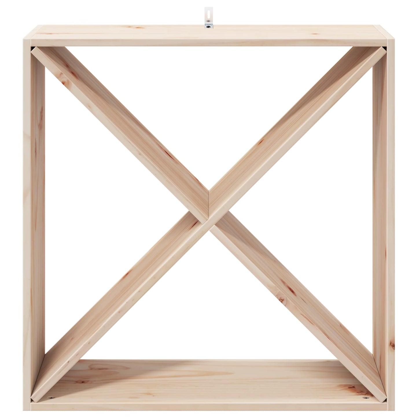 Wijnrek 4 pcs Naturel 62 x 25 x 62 cm Massief grenenhout