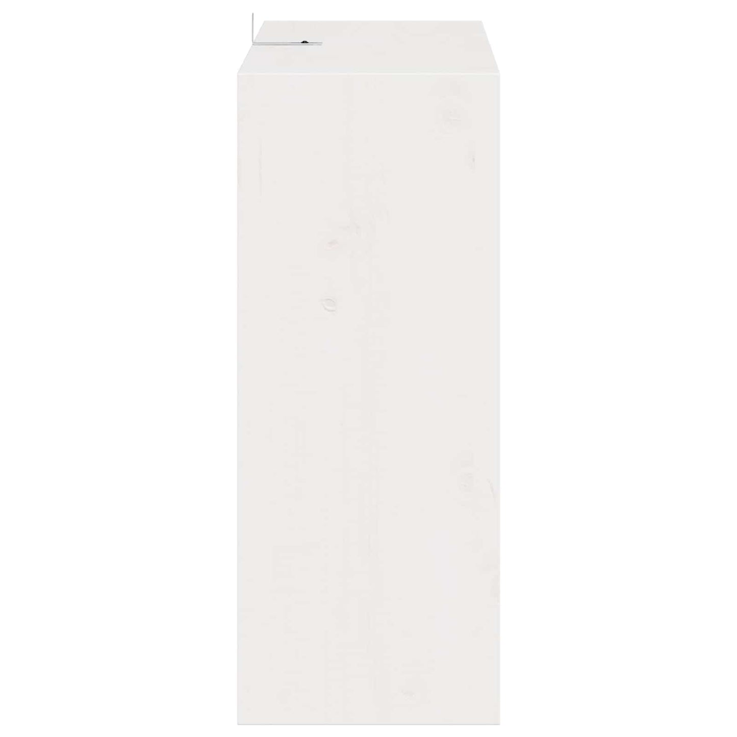 Wijnrek 2 pcs Wit 62 x 25 x 62 cm Massief grenenhout