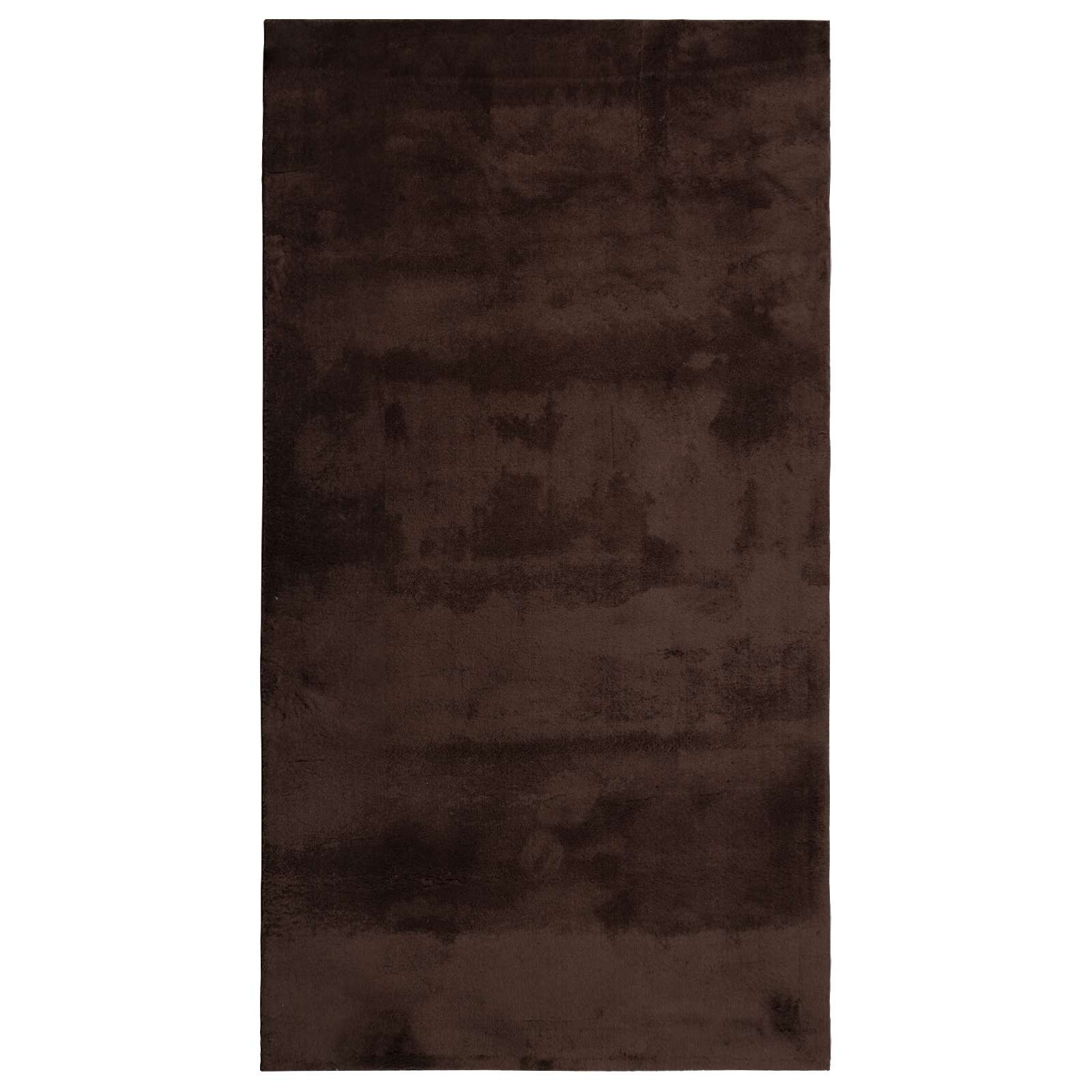 Vloerkleden Rechthoekig HUARTE Bruin 110 x 60 cm Polyester
