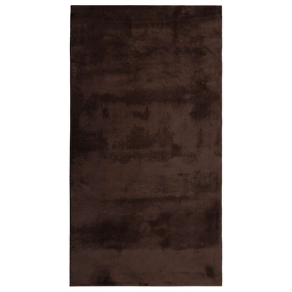 Vloerkleden Rechthoekig HUARTE Bruin 110 x 60 cm Polyester