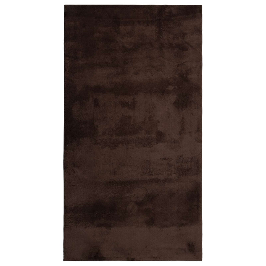 Vloerkleden Rechthoekig HUARTE Bruin 110 x 60 cm Polyester
