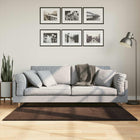 Tapijt 150x80 cm bruin machinewasbaar polyester