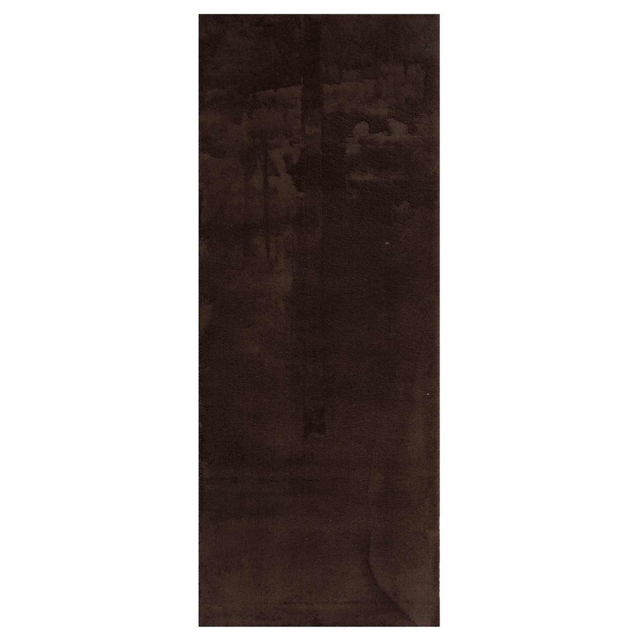 Vloerkleden Rechthoekig HUARTE Bruin 200 x 80 cm Polyester