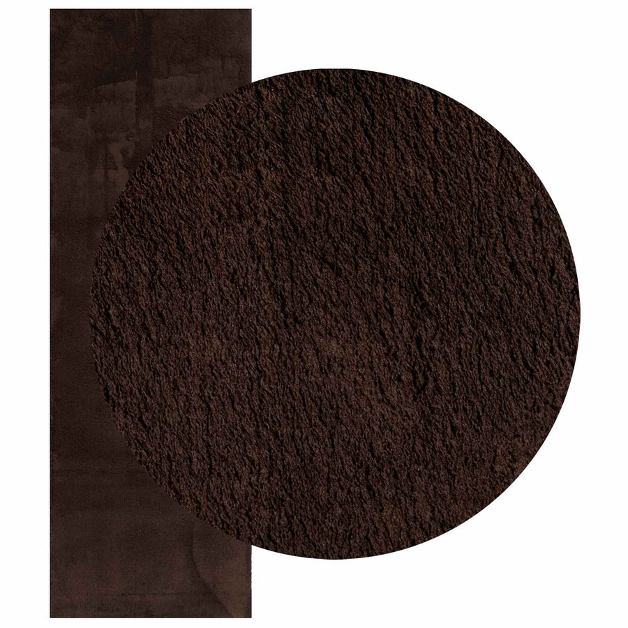 Vloerkleden Rechthoekig HUARTE Bruin 250 x 80 cm