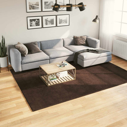 Vloerkleden Rechthoekig HUARTE Bruin 280 x 200 cm Polyester