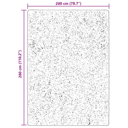 Vloerkleden Rechthoekig HUARTE Bruin 280 x 200 cm Polyester