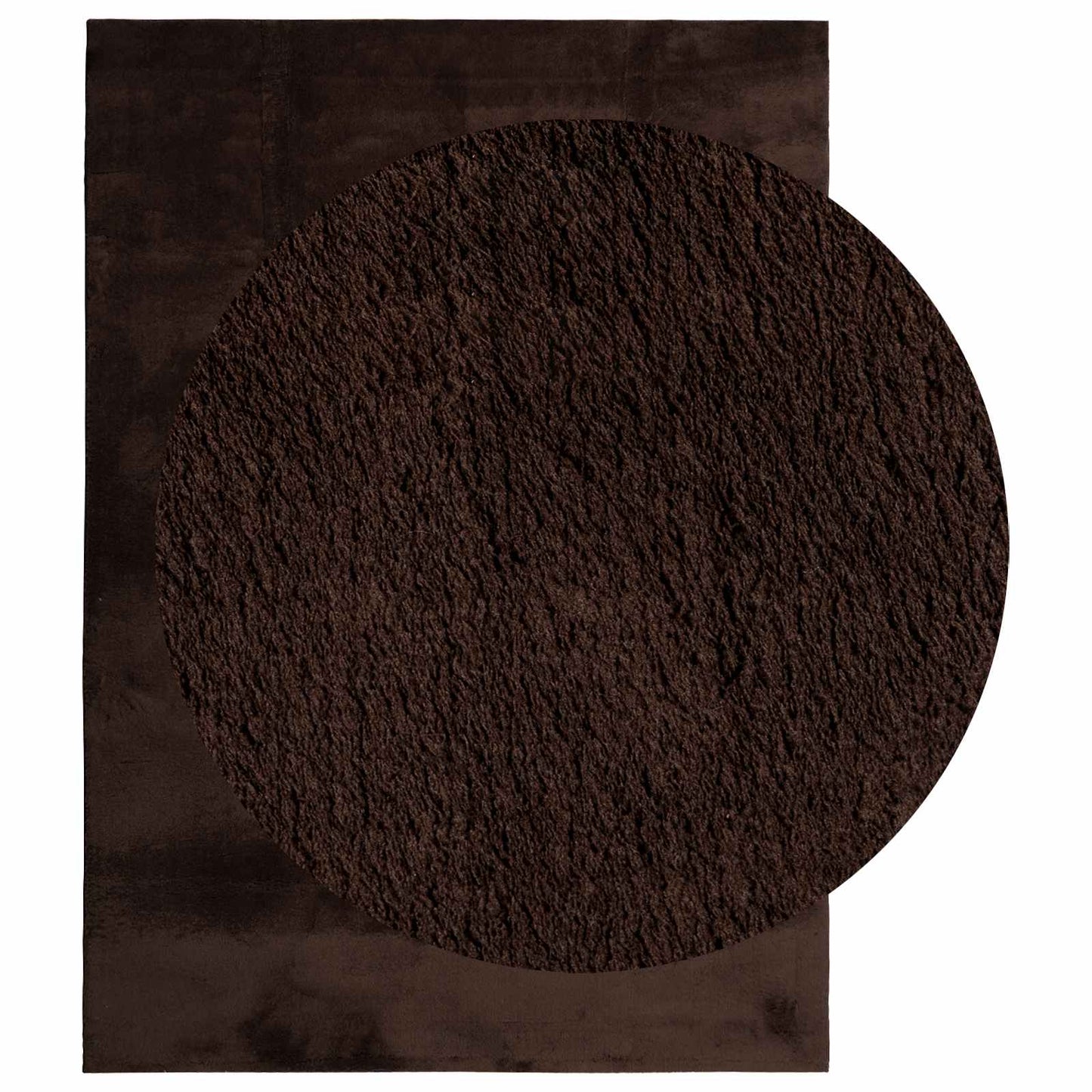 Vloerkleden Rechthoekig HUARTE Bruin 280 x 200 cm Polyester