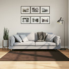 Rugs Square HUARTE Brown 160 x 160 cm Polyester