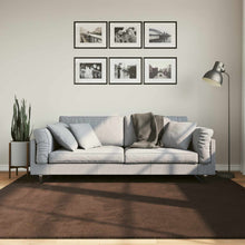 Vloerkleden Vierkant HUARTE Bruin 200 x 200 cm