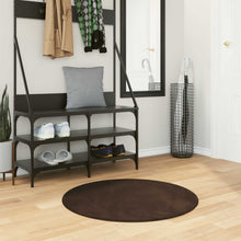 Vloerkleden Rond HUARTE Bruin Ø 80 CM