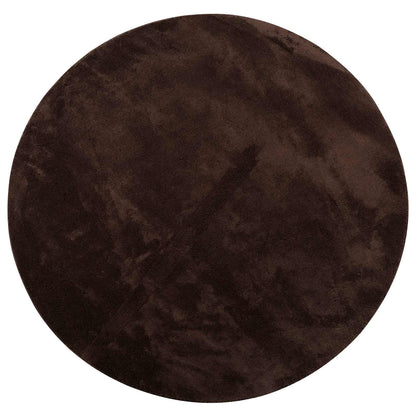 Vloerkleden Rond HUARTE Bruin Ø 120 CM