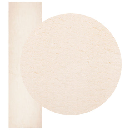 Vloerkleden Rechthoekig HUARTE Beige 300 x 80 cm Polyester