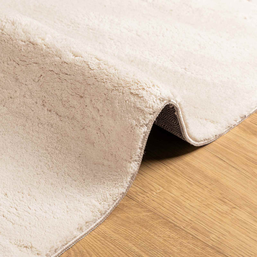 Vloerkleden Rechthoekig HUARTE Beige 750 x 80 cm Polyester