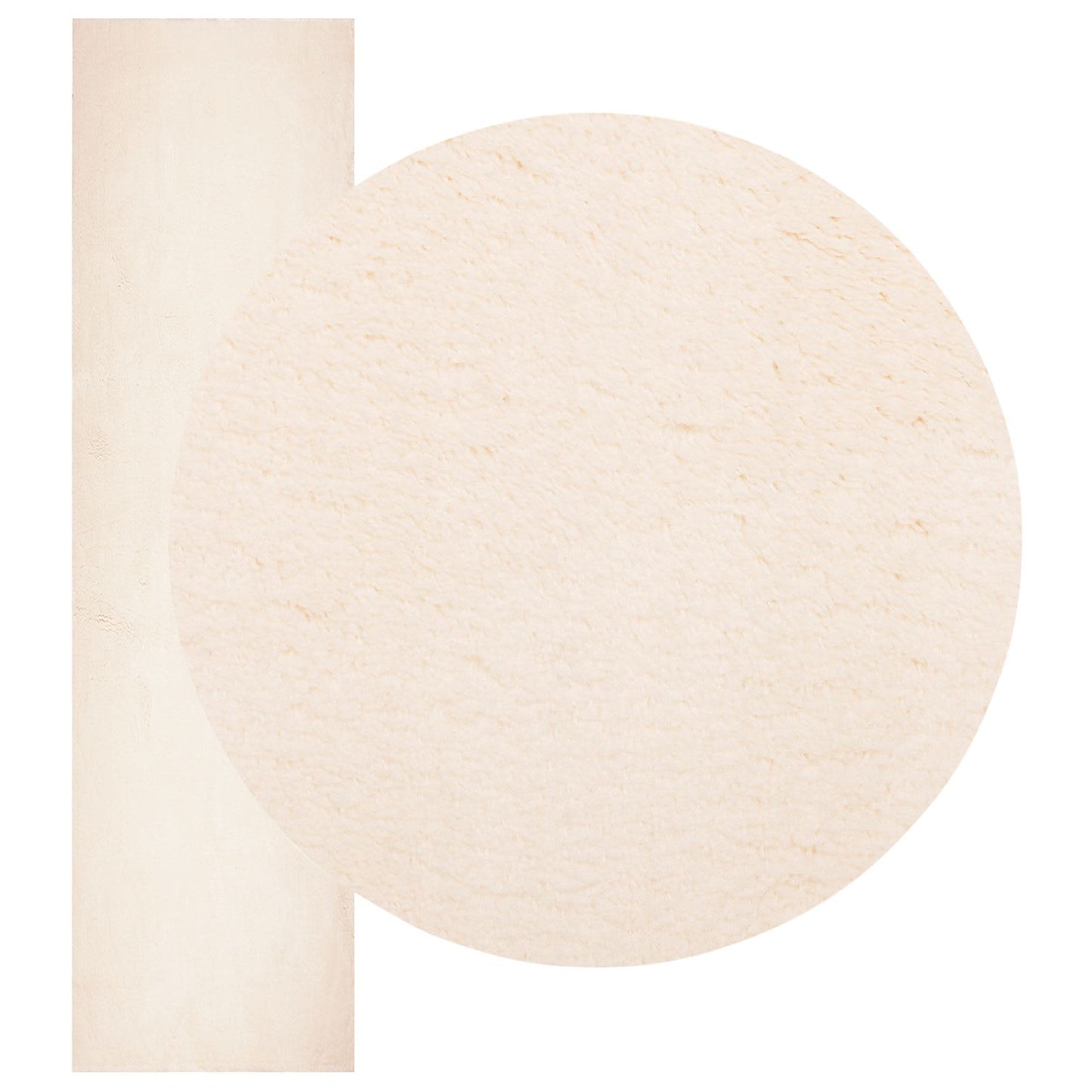 Vloerkleden Rechthoekig HUARTE Beige 750 x 80 cm Polyester