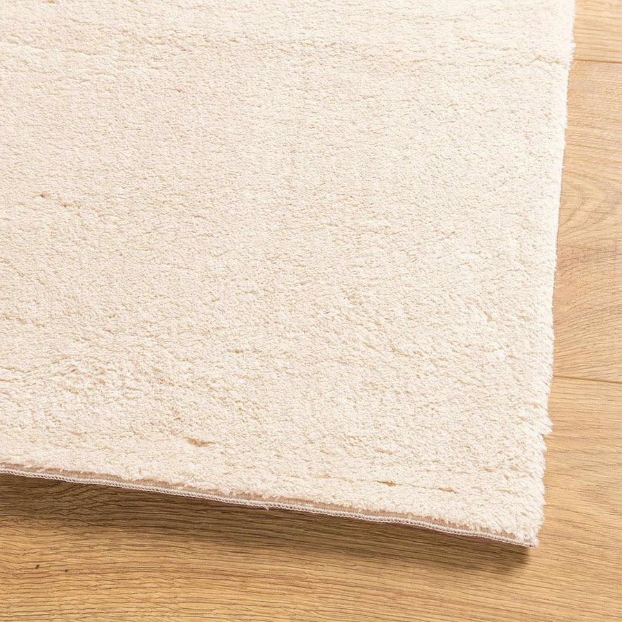 Vloerkleden Rechthoekig HUARTE Beige 1000 x 80 cm Polyester