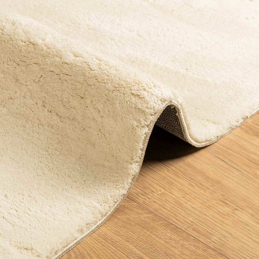 Vloerkleden Rechthoekig HUARTE Crème 300 x 80 cm Polyester