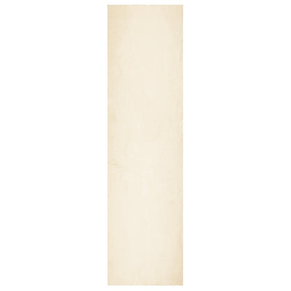 Vloerkleden Rechthoekig HUARTE Crème 300 x 80 cm Polyester