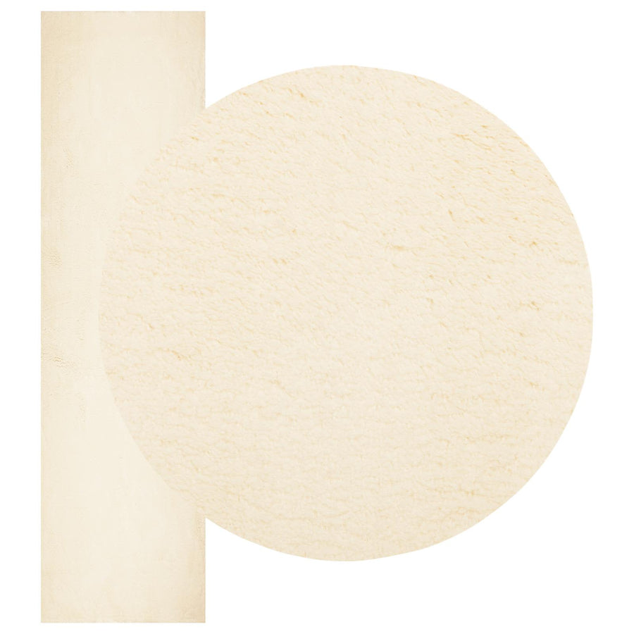 Vloerkleden Rechthoekig HUARTE Crème 300 x 80 cm Polyester