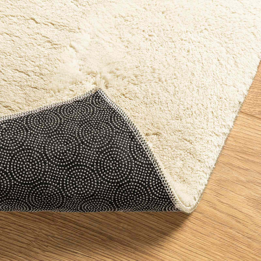 Vloerkleden Rechthoekig HUARTE Crème 400 x 80 cm Polyester