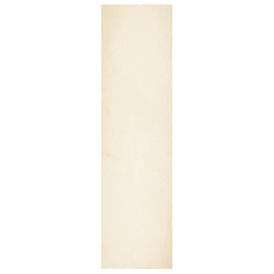 Vloerkleden Rechthoekig HUARTE Crème 400 x 80 cm Polyester