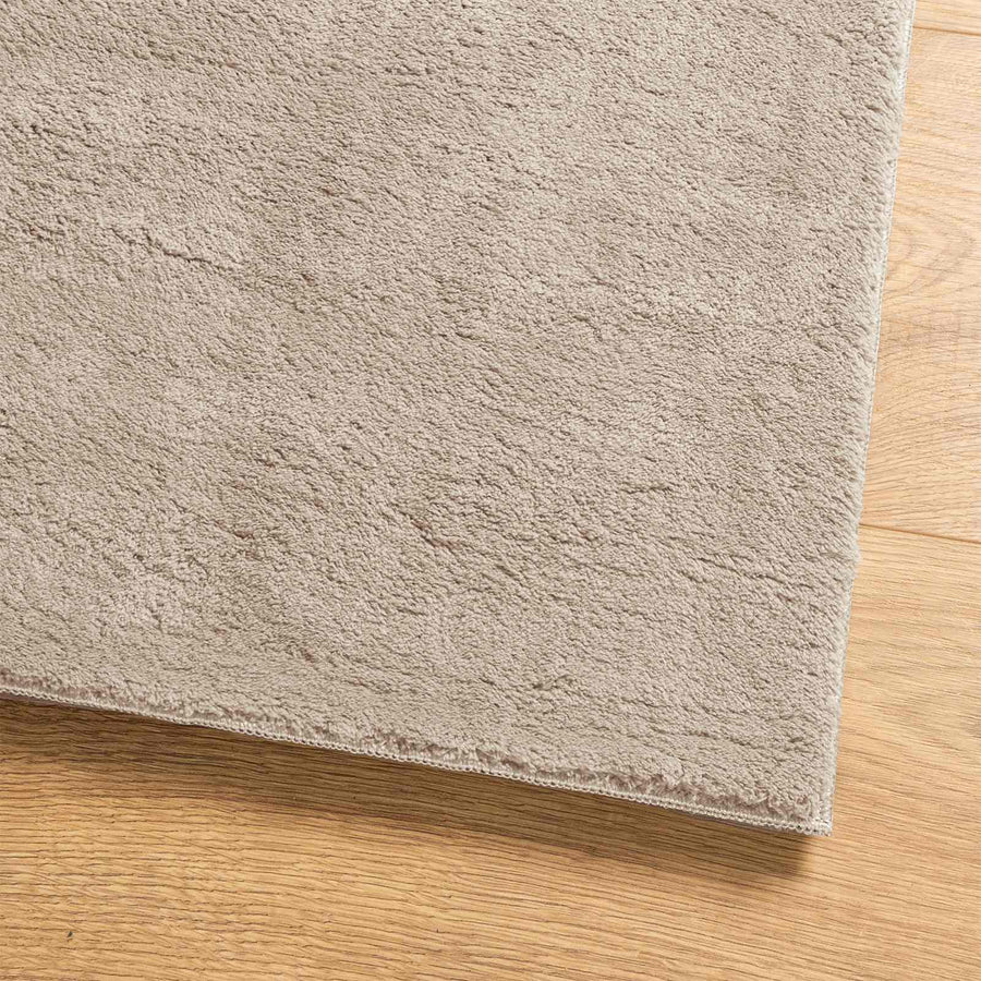 Vloerkleden Rechthoekig HUARTE Zand 400 x 80 cm Polyester