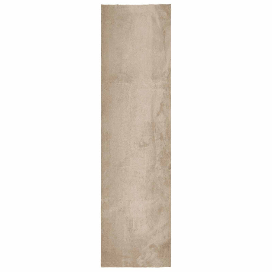 Vloerkleden Rechthoekig HUARTE Zand 500 x 80 cm Polyester