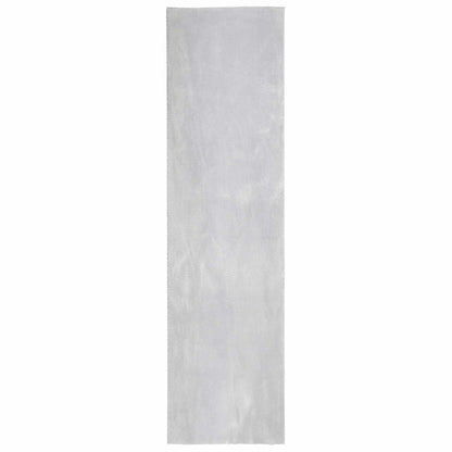 Medium pile zachte en wasbare tapijt HUARTE Grijs 400 x 80 cm