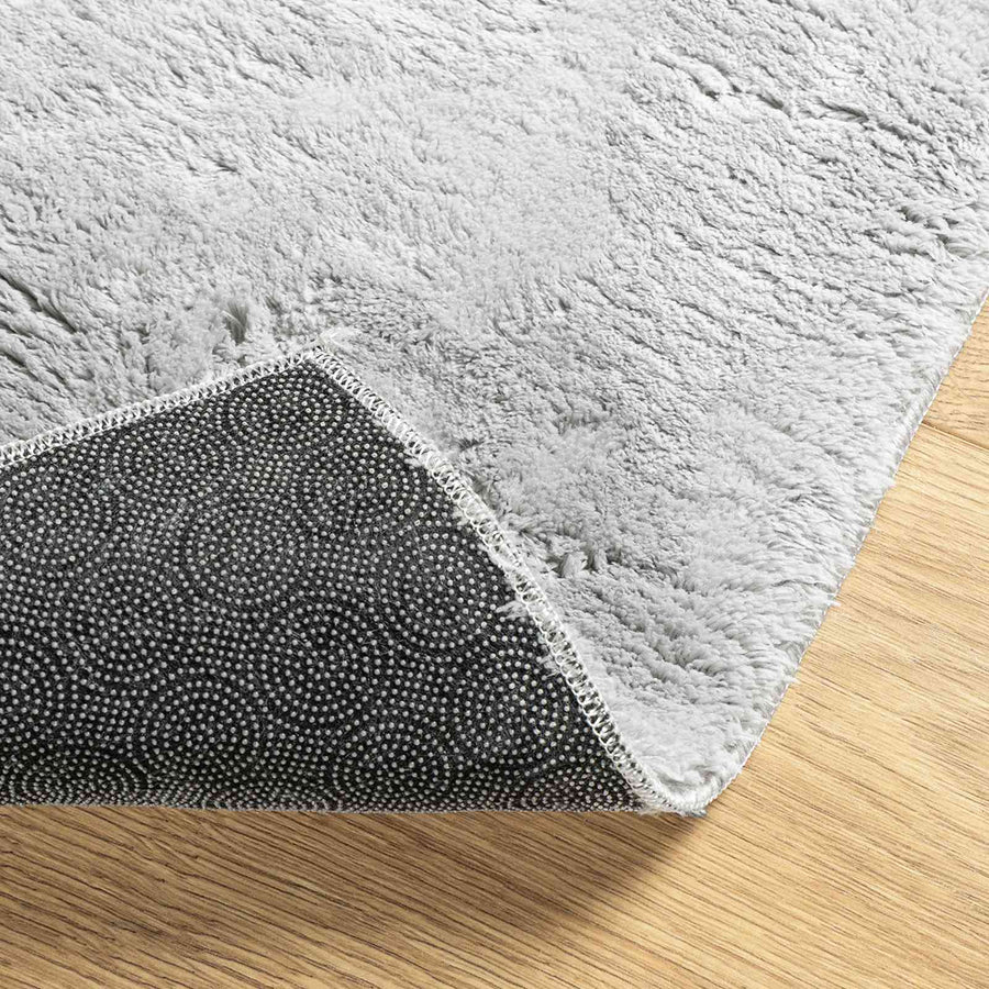 Vloerkleden Rechthoekig HUARTE Grijs 1000 x 80 cm Polyester