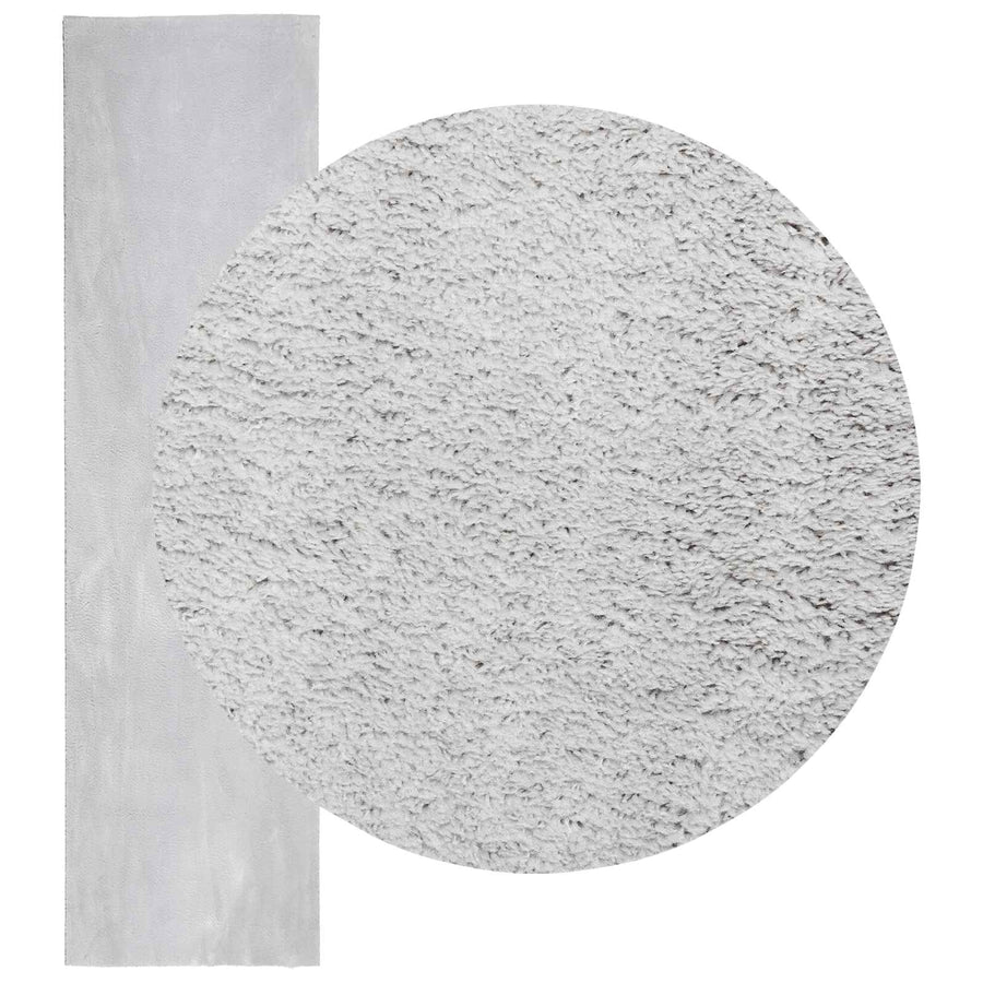 Vloerkleden Rechthoekig HUARTE Grijs 1000 x 80 cm Polyester