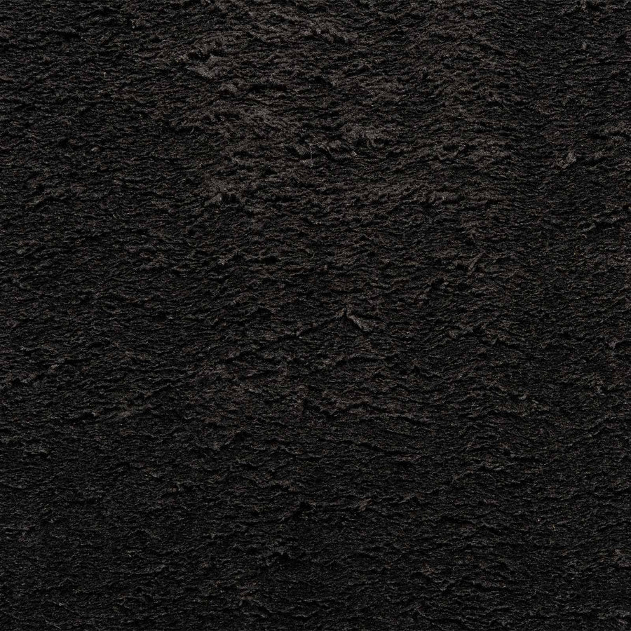 Medium pile zachte en wasbare tapijt HUARTE Zwart 300 x 80 cm
