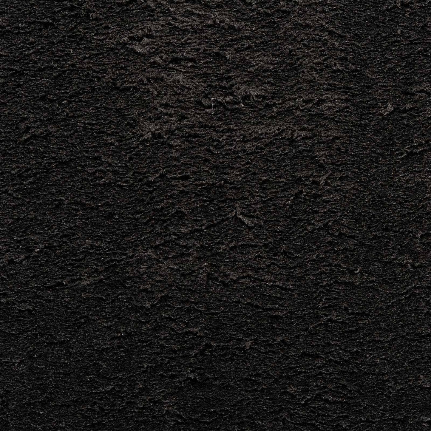 Medium pile zachte en wasbare tapijt HUARTE Zwart 400 x 80 cm