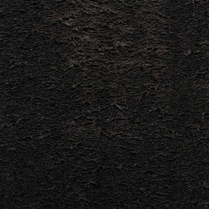 Medium pile zachte en wasbare tapijt HUARTE Zwart 400 x 80 cm